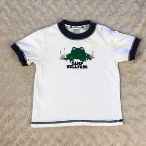 Janie and Jack Camp Bullfrog Short Sleeve Shirt Size 12-18 Months